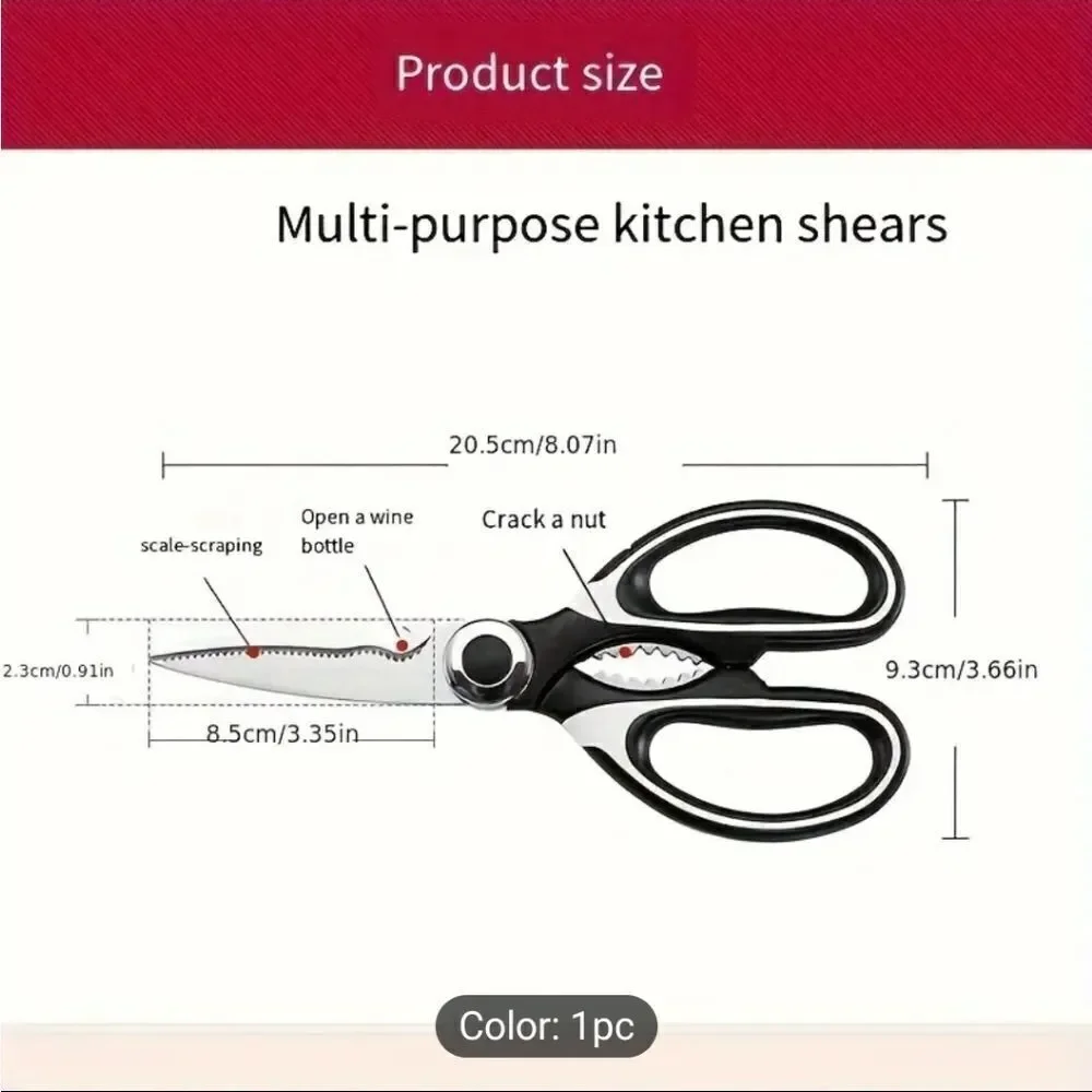 Poultry stainless steel multifunctional scissors